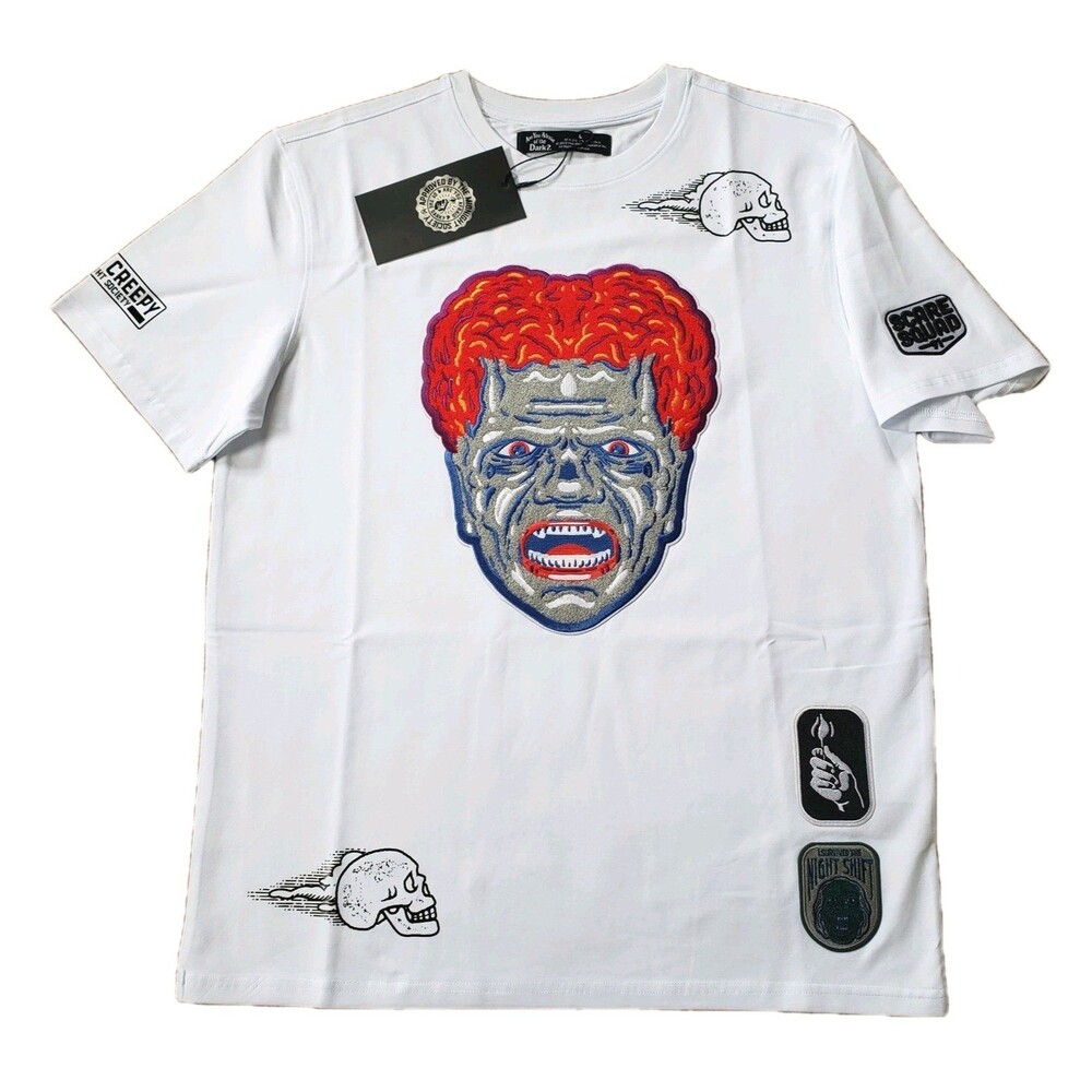 Freeze Max X Are You Afraid Of The Dark? Sz Large White Midnight Society T-Shirt